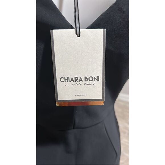 CHIARA BONI La Petite Robe Black Sumaj Embellished     Sheath Dress Size 6 NWT - Picture 11 of 11